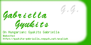 gabriella gyukits business card